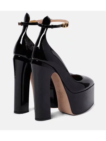 Pantofi cu toc Valentino Garavani din piele cu platformă negru