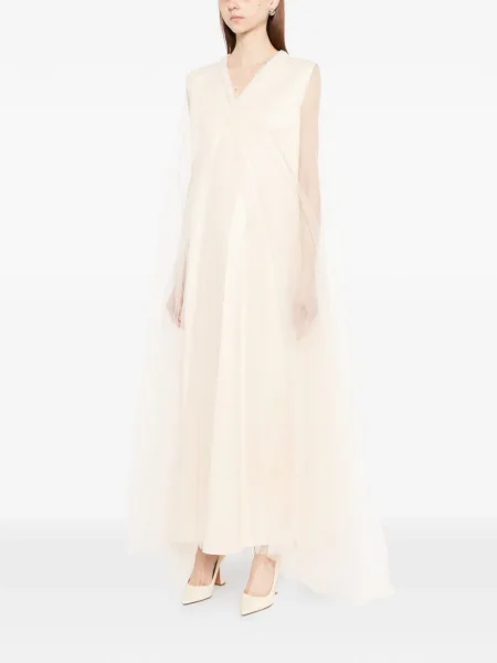 Rochie maxi Shatha Essa cu perle de costum