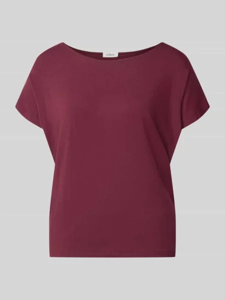 Oversized t-shirt z mieszanki S.oliver Red Label