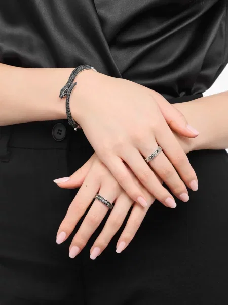 Brăţară Thomas Sabo cu model piele de șarpe