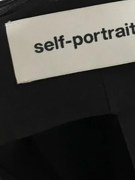 Salopetă Self-portrait negru