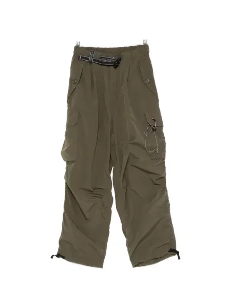 Cu centură pantaloni cargo And Wander verde