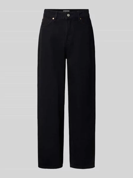 Jeansy barrel z czystej bawełny Marc O'polo Denim czarne