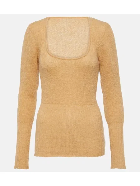 Pulover Jacquemus tricotate bej
