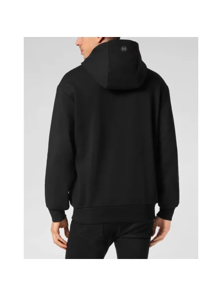 Bluza z kapturem Philipp Plein z kapturem czarna