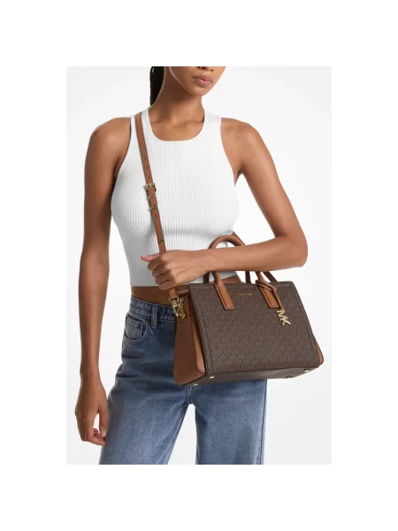 Geanta crossbody Michael Michael Kors maro