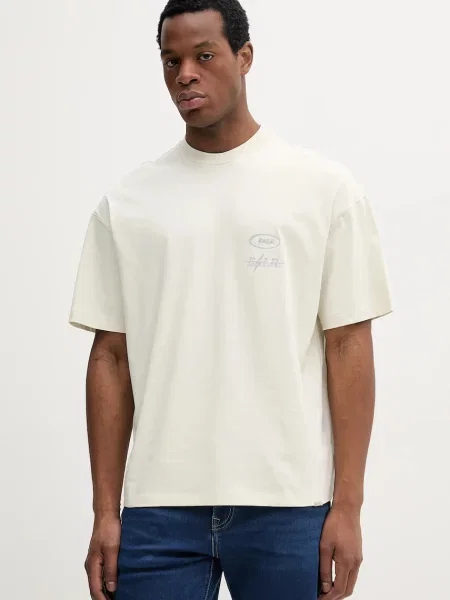 BALR. tricou din barbati cu imprimeu bej