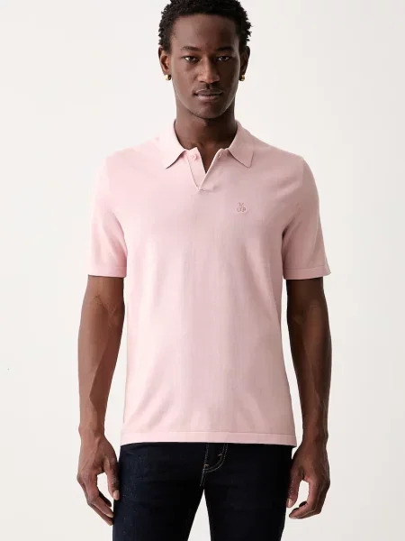 Tricou polo Marc O'polo roz