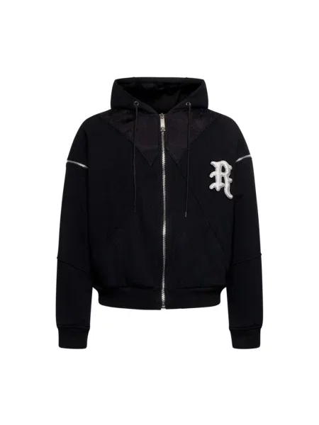 Bluza z kapturem John Richmond z kapturem z logo czarna