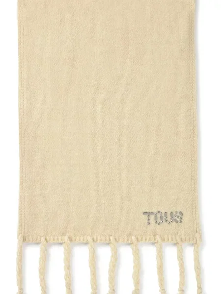 Šal s primesjo volne Tous TEXTIL bež