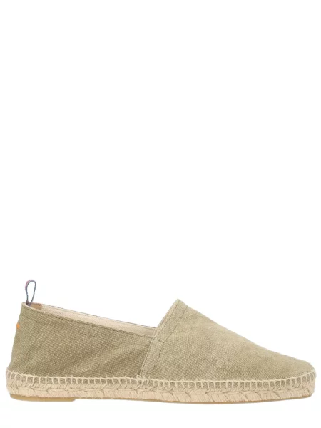 Espadrile Castaner fără toc verde