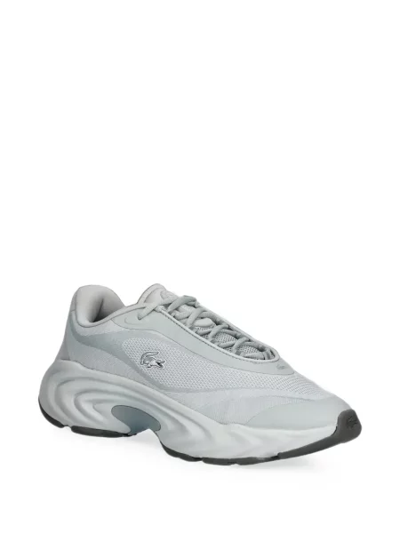 Sneakerși Lacoste plasă chunky gri