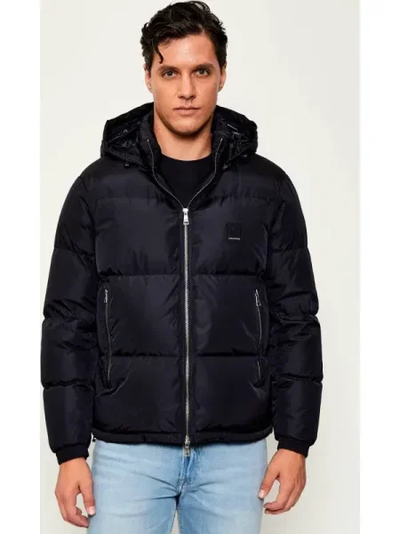 Armani Exchange pehelydzseki sötétkék téli kék