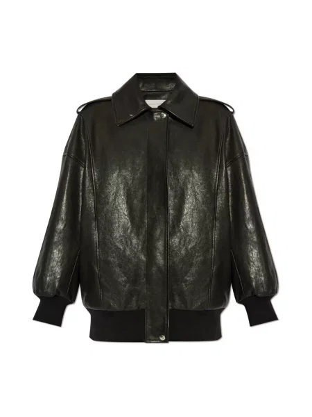 Kurtka skórzana Alexander Mcqueen czarna