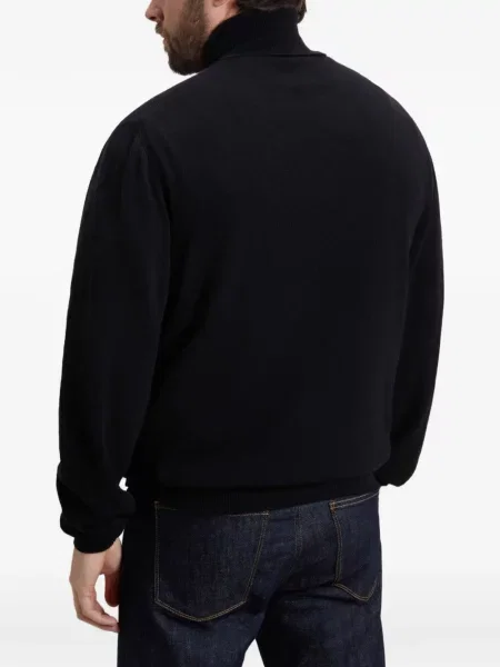Pulover Woolrich de lână negru