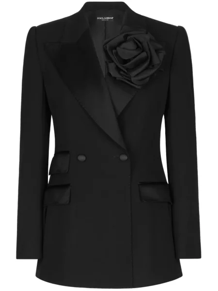 Sacou Dolce & Gabbana cu model floral negru