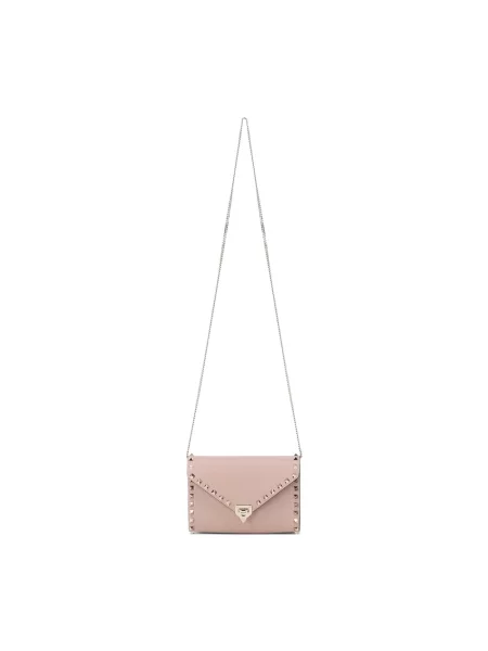 Torebka crossbody Valentino skórzana różowa