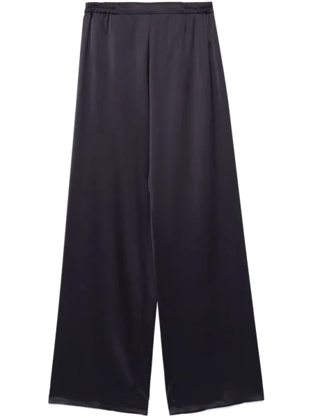 Satynowe spodnie Gentry Portofino niebieskie