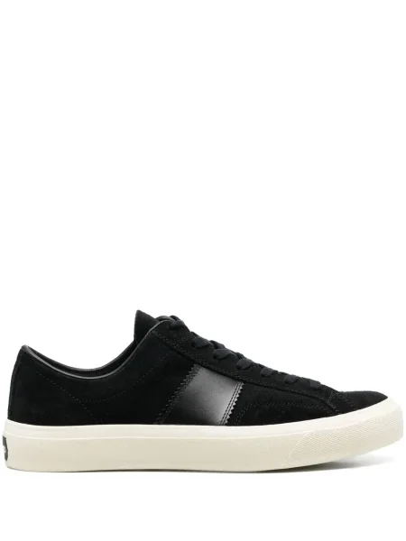 Sneakerși Tom Ford cu imagine negru