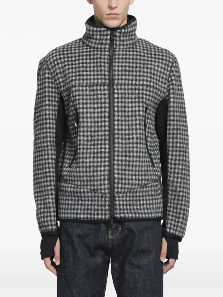 Hanorac cu fermoar Moncler Grenoble gri