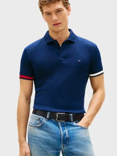 Поло Tommy Hilfiger синє