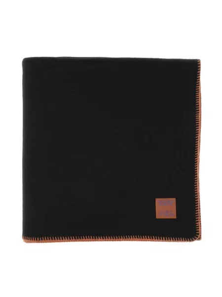 Szal Marcelo Burlon wełniana brązowa