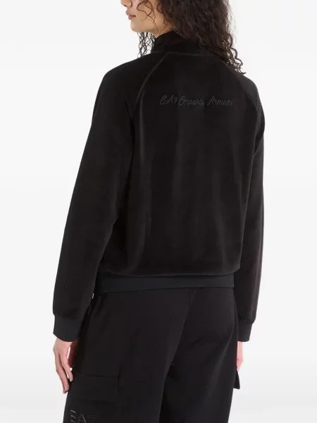 Hanorac cu fermoar Ea7 Emporio Armani negru