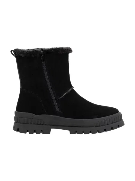 Botki Rieker zamszowe casual czarne