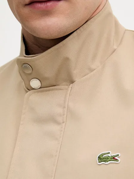 Lacoste átmeneti kabát férfi pamuttal bézs