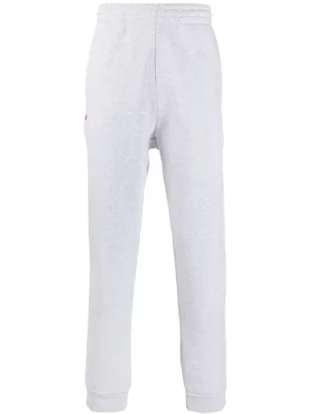 Pantaloni Msgm alergare cu autograf alb