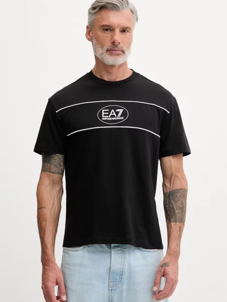Emporio Armani tricou pentru bărbați cu negru