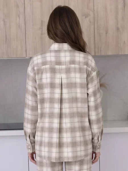 Рубашка Leinle бежевая