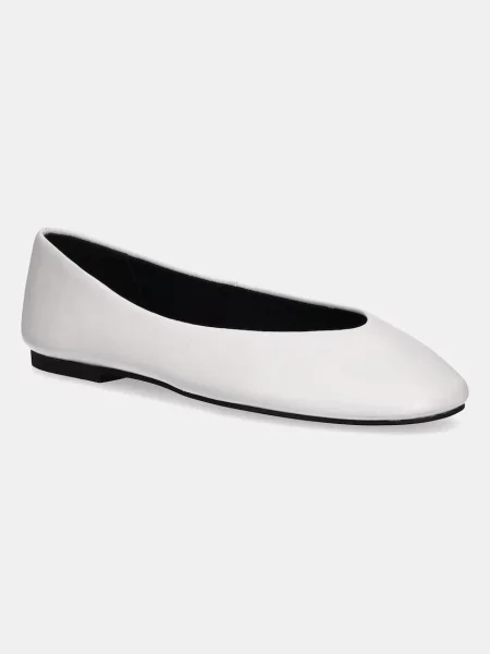 Кожени балеринки Steve Madden Darts бяло