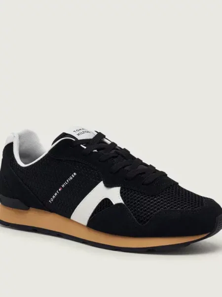 Tommy Hilfiger Sneakers MAXLITE SEASONAL | piele întoarsă negru