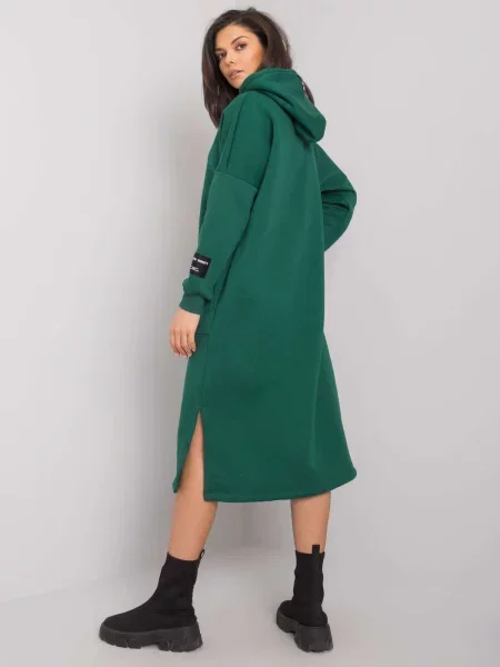 Oblekové šaty Fashionhunters zelená