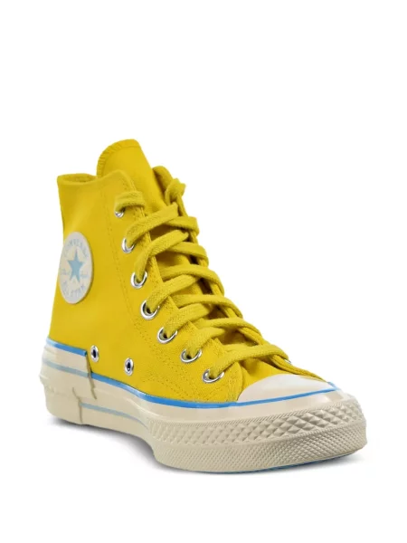 Kožené retro tenisky Converse Chuck Taylor All Star s výšivkou černé