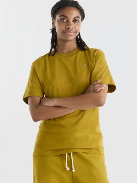 Футболка New Balance з джерсі коричнева
