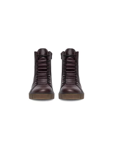 Rieker Gležnjarji Bordo rdeča