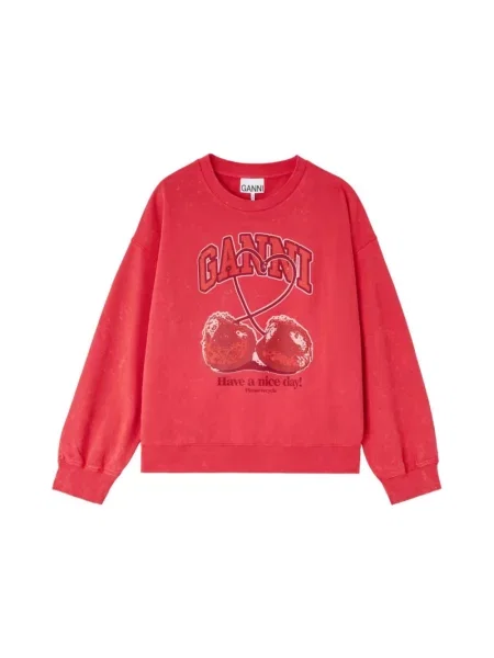 Bluza Ganni czerwona
