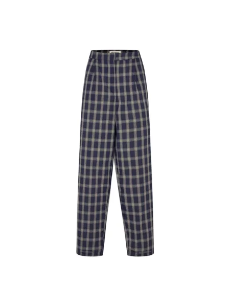 Wielobarwność spodnie Lollys Laundry granatowe