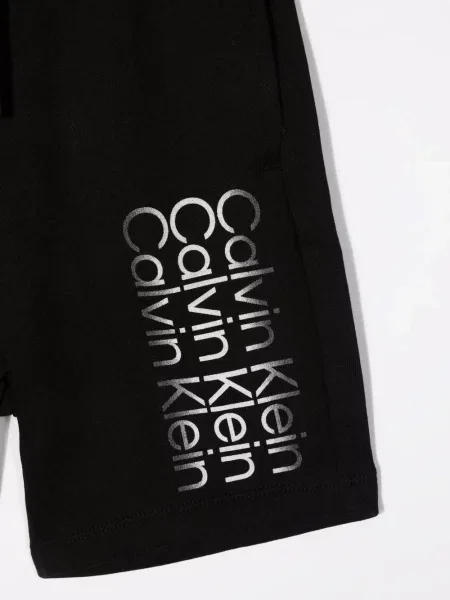 Dětské kraťasy Calvin Klein černé