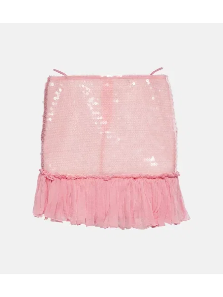 Warstwowa spódnica Nensi Dojaka różowa