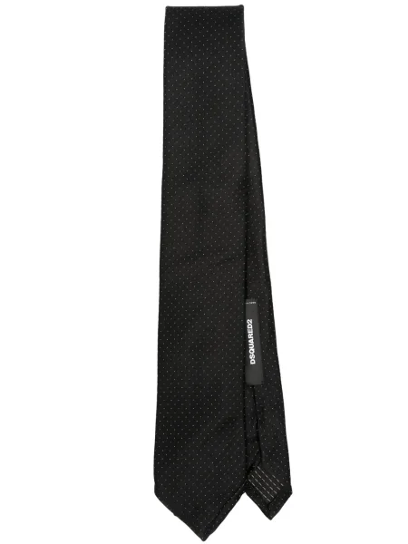 Cravată Dsquared2 cu buline cu imagine negru