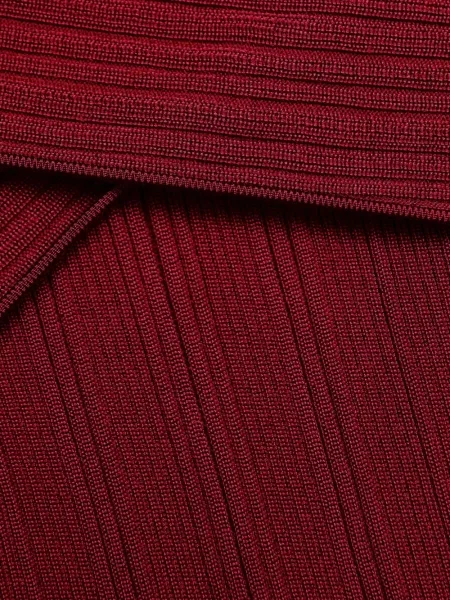 Rochie mini Self-portrait tricotate de costum roșu