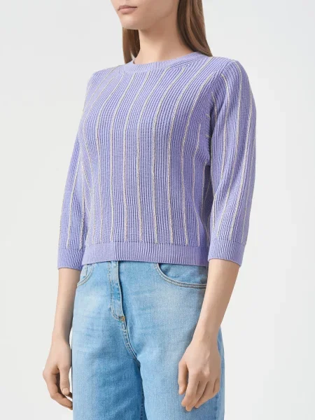 Светр Elisabetta Franchi фіолетовий