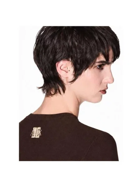 Kardigán Armani Exchange hnedá
