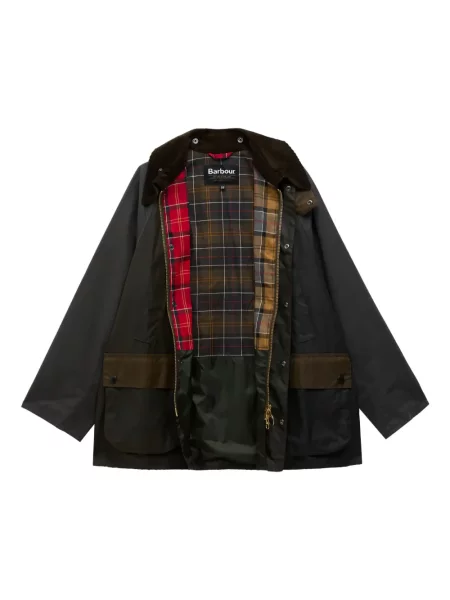 Geacă Barbour de catifea cord verde