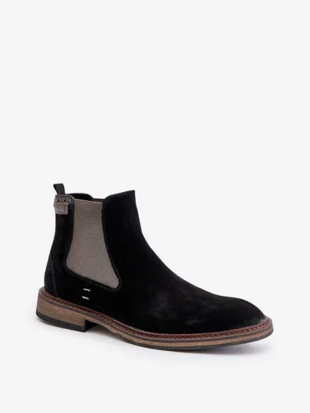 Sztyblety Big Star Shoes zamszowe czarne