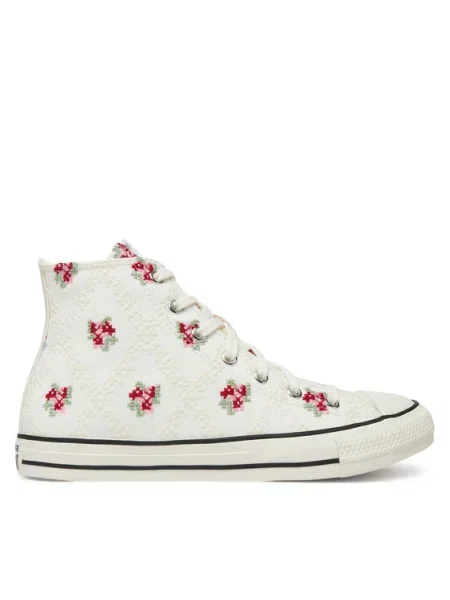 Кецове Converse Chuck Taylor All Star Vintage Embroidery бял