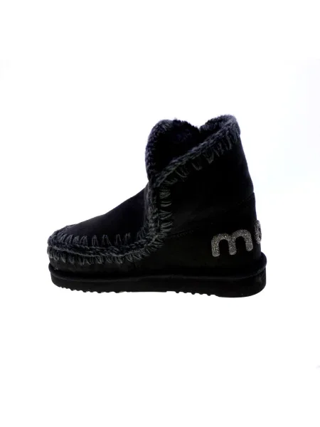 Cizme de zăpadă Mou Eskimo 18 Glitter Logo negru